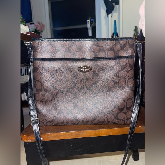 Coach Handbags - Coach Zip File Crossbody Bag